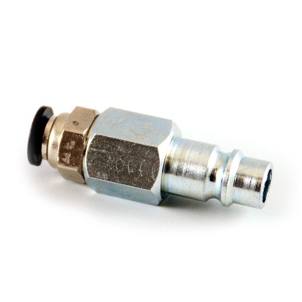 Air connection for pneumatic dispensers