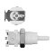 Q20 Quick coupling, Panel Mount, Female, with valve, POM