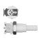 Q20 Quick coupling, Panel Mount, Female, with valve, POM