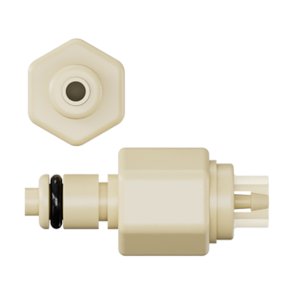 Q20 Lynkobling, han, med ventil, PP