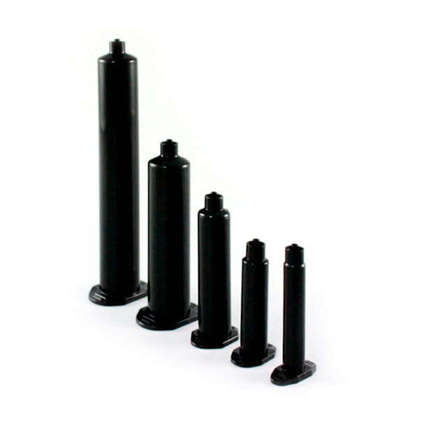 Syringe barrels, black