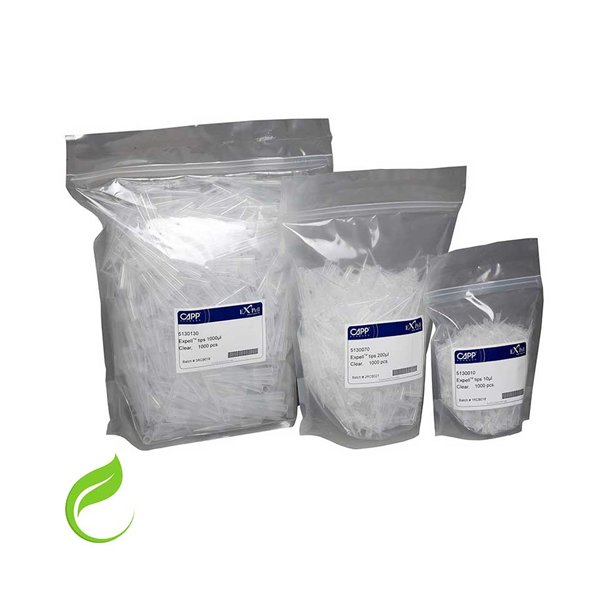 CAPP Expell and ExpellPlus pipette tips in bulk
