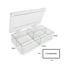 Med 4-rumsinddeling, 6 stk. i en kasse -  DAC-B1204