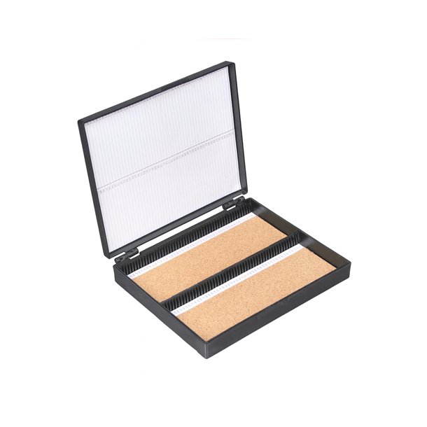 Caja para portaobjetos