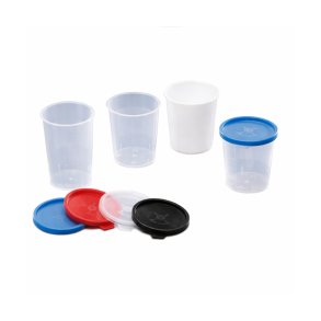 Becher mit Schnappdeckel