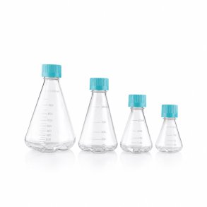 Erlenmeyer cellekulturkolber med baffles