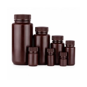 Wide Neck Amber Bottle