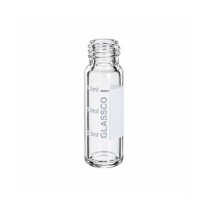 HPLC-pr�veglas med skruegevind - klart glas 