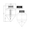 500 ml, sterile, 6 x 4 stk. i rack