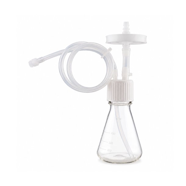 Transfer cap for Erlenmeyer flasks