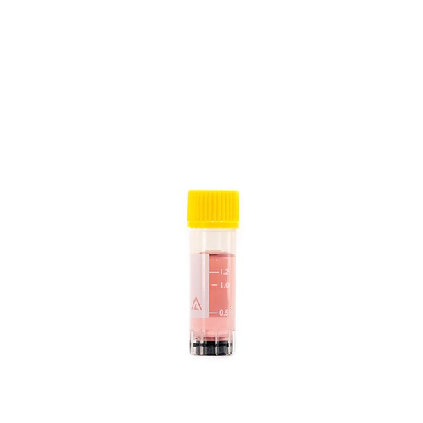 R�r 1,2 ml med eksternt gevind + 1D og 2D datamatrix kode