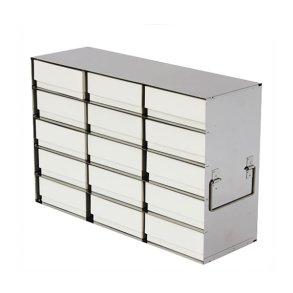 Steel racks for upright freezers
