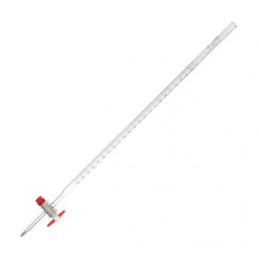 Burette med PTFE stophane